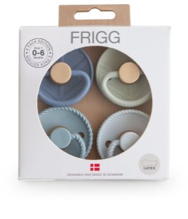 FRIGG 4 Pack Edition Size 1:0-6 months Schnuller Skyline Serenity