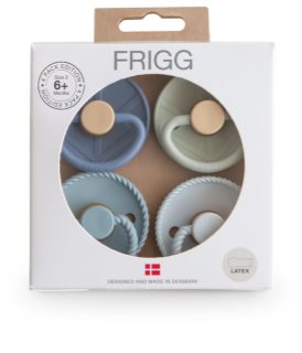 FRIGG 4 Pack Edition Size 2:6-18 months Schnuller Skyline Serenity