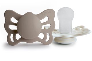 FRIGG Butterfly Size 1:0-6 months chupeta Portobello/Cream 2 un.