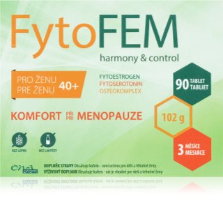 FytoFem Harmony & Control komfort při menopauze tablety pro podporu komfortu při menopauze