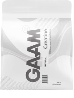 GAAM Creatine Monohydrate podpora tvorby svalové hmoty příchuť Natural 500 g