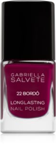 Gabriella Salvete Longlasting Enamel długotrwały lakier do paznokci z wysokim połyskiem odcień 22 Bordó 11 ml