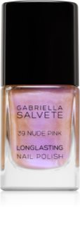 Gabriella Salvete Longlasting Enamel Holograafilise efektiga küünelakk varjund 39 Nude Pink 11 ml