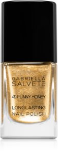 Gabriella Salvete Longlasting Enamel vernis à ongles longue tenue à paillettes teinte 49 Funny Honey 11 ml