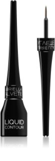 Gabriella Salvete Liquid Contour водостійка підводка для очей зі щіточкою відтінок 01 Black 4 мл