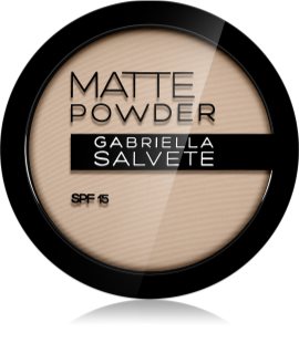 Gabriella Salvete Matte Powder poudre matifiante SPF 15 teinte 02 8 g