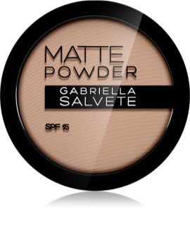 Gabriella Salvete Matte Powder mattító púder SPF 15 árnyalat 03 8 g