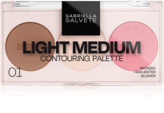 Gabriella Salvete Contouring Palette kontúrovacia paletka na tvár odtieň 01 9 g