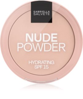 Gabriella Salvete Fixing Powder Hydrating poudre compacte douceur SPF 15 teinte 02 Light Nude 8 g