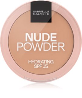 Gabriella Salvete Fixing Powder Hydrating smulki presuota pudra SPF 15 atspalvis 04 Nude Beige 8 g