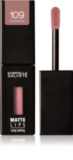 Gabriella Salvete Matte Lips dlouhotrvající tekutá rtěnka s matným efektem odstín 109 Mocaccino 4,5 ml
