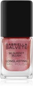 Gabriella Salvete Longlasting Enamel Kauapüsiv küünelakk pärlmutterläikega varjund 90 Sunset Blush 11 ml