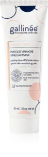 Gallinée SKIN CARE Vinegar Mask masque exfoliant pour une peau lumineuse et lisse 50 ml