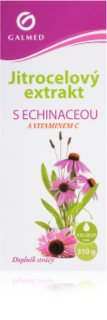 Galmed Jitrocel + echinacea a vit. C bylinný sirup pro podporu normální funkce dýchacího ústrojí 310 g