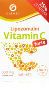 Galmed Vitamin C lipozomální kapsle pro podporu imunitního systému, krásnou pleť a nehty 75 cps