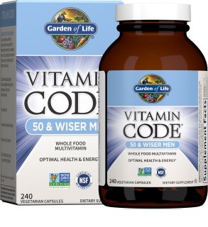 Garden of Life RAW Vitamin Code 50 & Wiser Men kompleksowa multiwitamina dla mężczyzn
