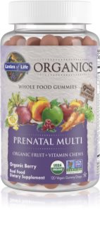 Garden of Life Mykind Organics Prenatal Multi žvýkací měkké tobolky pro ženy těhotné, kojící nebo plánující těhotenství příchuť Organic Berry 120 ks