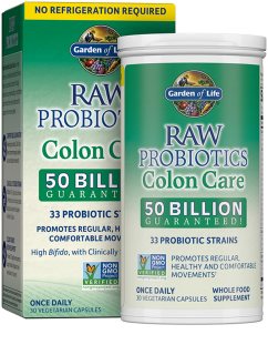 Garden of Life RAW Probiotics Colon Care probiotika pro podporu zažívání 30 ks