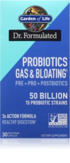 Garden of Life Dr. Formulated Probiotics Gas & Bloating probiotiká v kapsuliach 30 cps
