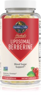 Garden of Life Herbals Liposomal Berberine kapsle pro udržení normální hladiny cukru v krvi 60 cps