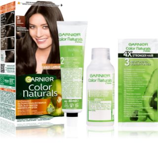 Garnier Color Naturals Creme coloration cheveux teinte 3 Natural Dark Brown 1 pcs