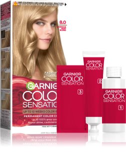Garnier Color Sensation βαφή μαλλιών απόχρωση 8.0 Luminious Light Blond 1 τμχ