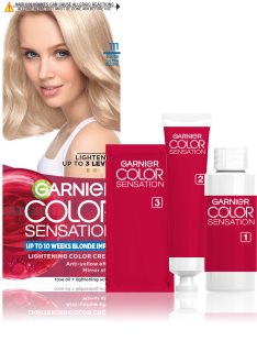 Garnier Color Sensation βαφή μαλλιών απόχρωση 111 Silver Ultra Blond 1 τμχ