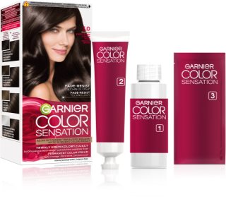 Garnier Color Sensation hajfesték árnyalat 3.0 Prestiżowy Ciemny Brąz 1 db