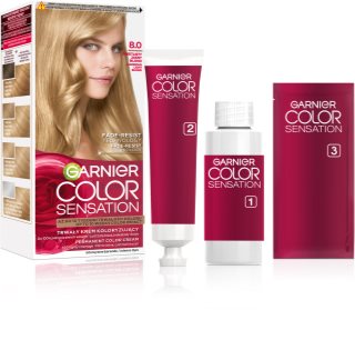 Garnier Color Sensation farba do włosów odcień 8.0 Świetlisty Jasny Blond 1 szt.