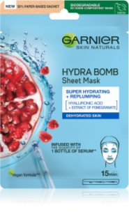 Garnier Textil Masks mască textilă hidratantă cu acid hialuronic
