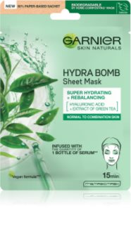 Garnier Textil Masks Hydra Bomb mască textilă hidratantă