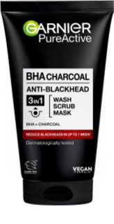 Garnier Pure Active Charcoal Reinigungsgel 3 in 1 gegen Mitesser 150 ml
