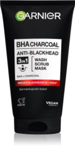 Garnier Pure Active Charcoal gel de curatare 3 in 1 impotriva punctelor negre 150 ml
