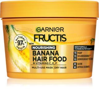 Garnier Fructis Banana Hair Food mască nutritivă pentru păr foarte uscat 390 ml