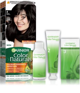 Garnier Color Naturals Creme culoare par culoare 2.0 Negru Abanos 1 buc
