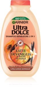 Garnier Ultra Doux Vanilla and Papaya champú para el cabello largo 250 ml
