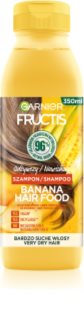 Garnier Fructis Banana Hair Food Shampoo mit ernährender Wirkung für trockenes Haar 350 ml