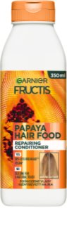 Garnier Fructis Papaya Hair Food balsam regenerator pentru par deteriorat 350 ml