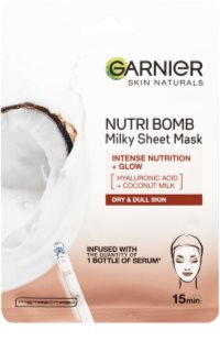 Garnier Textil Masks Nutri Bomb masque nourrissant en tissu