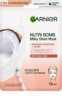 Garnier Textil Masks Nutri Bomb maska odżywcza w płacie