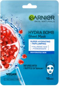 Garnier Textil Masks masque hydratant en tissu à l'acide hyaluronique