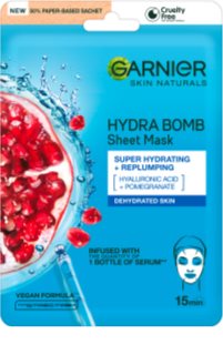 Garnier Textil Masks maska nawilżająca w płacie z kwasem hialuronowym