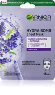 Garnier Hydra Bomb maska iz platna z visokim vlažilnim in hranilnim učinkom 28 g