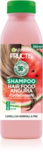 Garnier Fructis Watermelon Hair Food Champô para cabelos finos e fracos