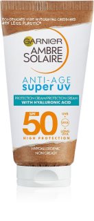 Garnier Ambre Solaire Super UV crema protectoare pentru fata antirid SPF 50 50 ml