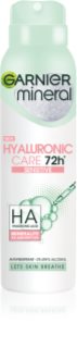 Garnier Mineral Hyaluronic Care antyperspirant w sprayu do skóry wrażliwej 150 ml