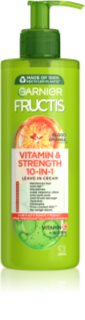 Garnier Fructis Vitamin & Strength φροντίδα χωρίς ξέβγαλμα για την ενίσχυση μαλλιών 400 ml