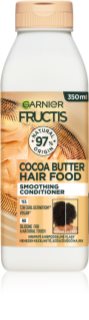 Garnier Fructis Cocoa Butter Hair Food uhlazující balzám pro nepoddajné a krepatějící se vlasy 350 ml