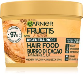 Garnier Fructis Cocoa Butter Hair Food mascarilla regeneradora para cabello seco 390 ml