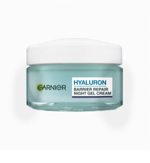 Garnier Hyaluron Barrier Repair crema hidratante con textura de gel para la noche 50 ml